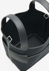 Picotin Cargo 18 in Black Toile Goeland and Swift with Palladium