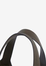 Picotin Lock 18 Tote Bag in Vert Loden Clemence with Palladium Hardware