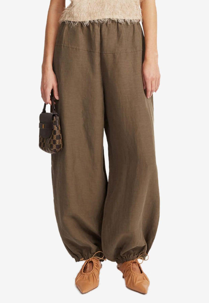 By Malene Birger Lumonas Wide-Leg Pants Brown Q71784007BROWN