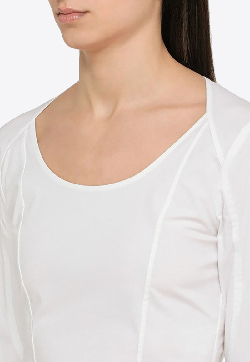 By Malene Birger Leyia Long-Sleeved Blouse White Q72079001CO/O_BYMAL-090