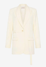 St. Agni Wool Tailored Blazer R24-301MLKCREAM