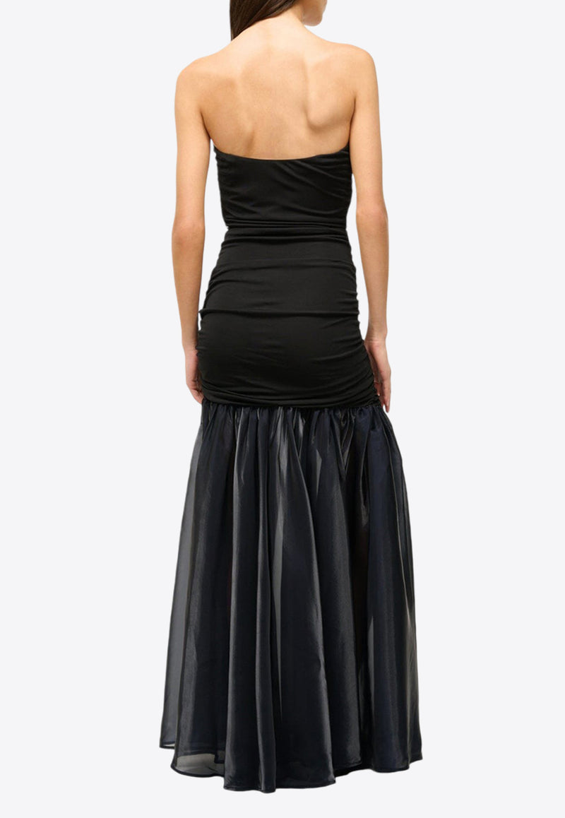 Staud Liya Strapless Gown Black R24F2184JOBLACK