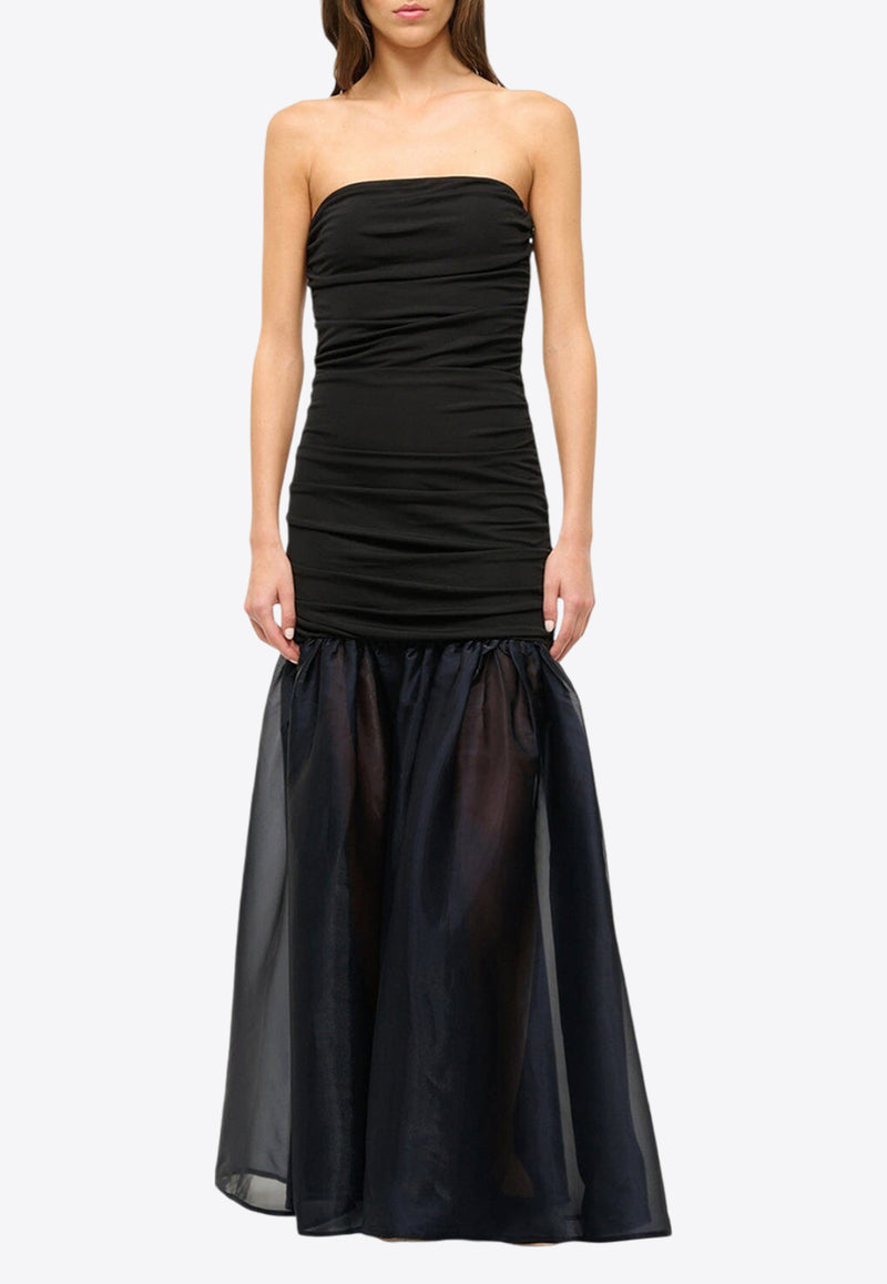 Staud Liya Strapless Gown Black R24F2184JOBLACK