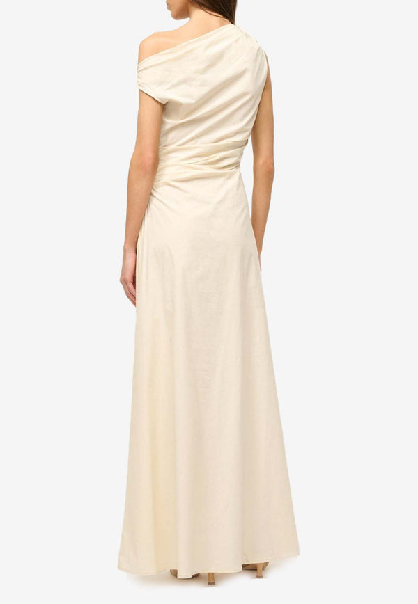 Staud Phare One-Shoulder Maxi Dress R24P2234POCREAM