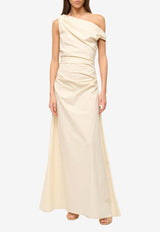 Staud Phare One-Shoulder Maxi Dress R24P2234POCREAM