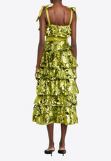AKNVAS Asta Sequin Dress Green R26-1237-CIT_GREEN