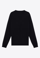 Roberto Collina Merino Wool Crewneck Sweater Blue RA01001RA01/P_ROBER-10