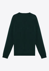 Roberto Collina Merino Wool Crewneck Sweater Green RA01001RA01/P_ROBER-26