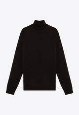 Roberto Collina Merino Wool Turtleneck Sweater Brown RA01003RA01/P_ROBER-08