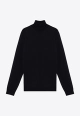 Roberto Collina Merino Wool Turtleneck Sweater Blue RA01003RA01/P_ROBER-10