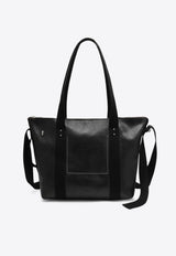 Rick Owens Trolley Leather Tote Bag Black RA02E0761LGET/R_RICKO-0909