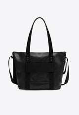 Rick Owens Trolley Leather Tote Bag Black RA02E0761LGET/R_RICKO-0909