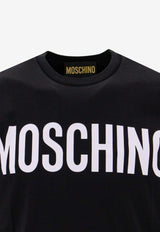 Moschino Logo Print Short-Sleeved T-shirt RA070170411555 1555 Black