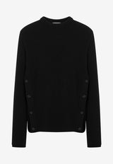 Moschino Rib-Knit Wool Sweater RA091770020555 0555 Black