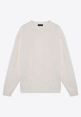 Roberto Collina Merino Wool Crewneck Sweater White RA37401RA37/P_ROBER-02