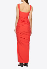 Paris Georgia Raf Maxi Dress Red RAFD005-RED_RED