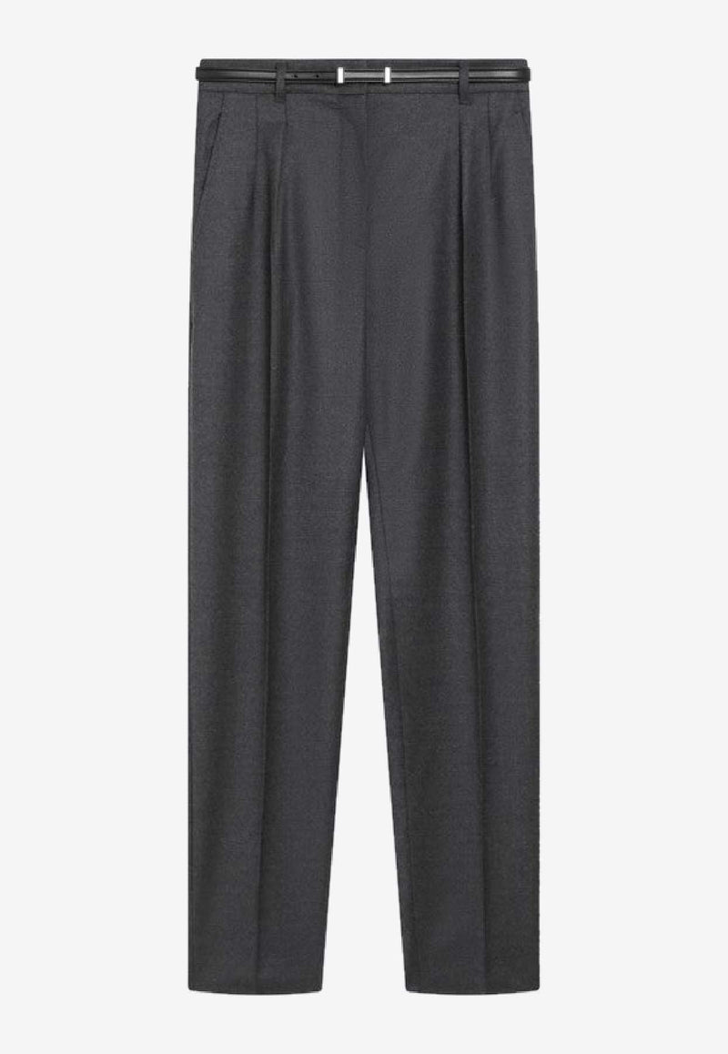 Max Mara Rania Wool Tailored Pants Green RANIAWO/R_MAXMS-003