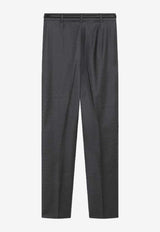 Max Mara Rania Wool Tailored Pants Green RANIAWO/R_MAXMS-003