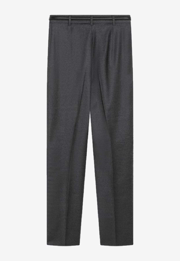 Max Mara Rania Wool Tailored Pants Green RANIAWO/R_MAXMS-003