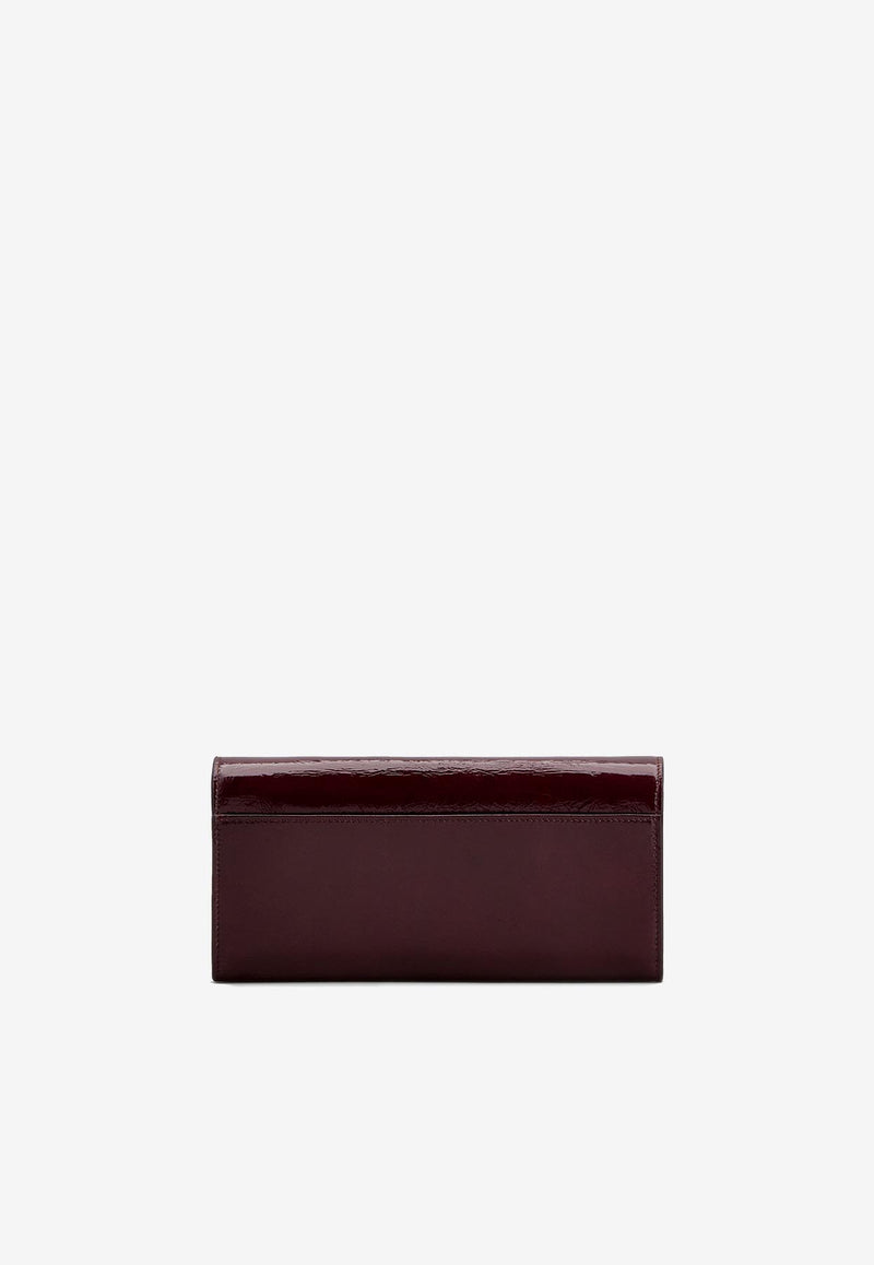 Roger Vivier Belle Vivier Patent Leather Chain Clutch Purple RAWAWSB4400UKP/R_ROGVI-1N29