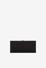 Roger Vivier Pilgrim Satin Clutch Bag Black RBWABDD0220RS0 B999