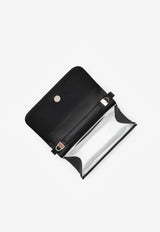 Roger Vivier Micro Pilgrim Leather Top Handle Bag RBWABDH0000YDRB999 B999 Black