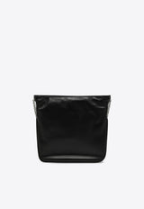 Roger Vivier Mini Pilgrim Nappa Leather Bucket Bag Black RBWABDK0100YDR/R_ROGVI-B999