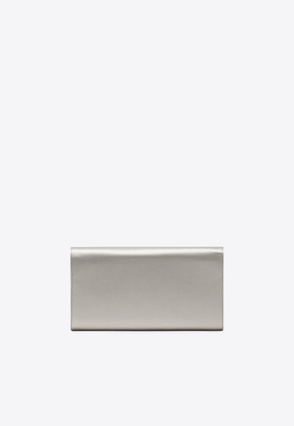 Roger Vivier Efflorescence Satin Clutch Gray RBWAMFD0206RS0/R_ROGVI-B007