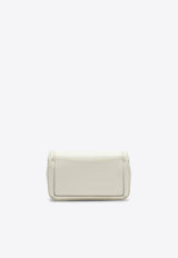 Roger Vivier Jeu De Fille Crystal Buckle Clutch White RBWANMC5100XMA/P_ROGVI-C019