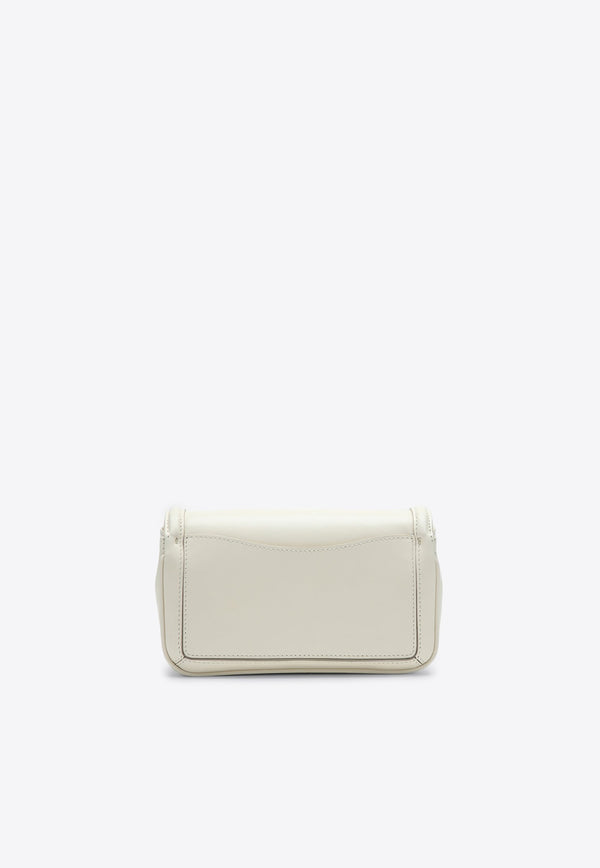 Roger Vivier Jeu De Fille Crystal Buckle Clutch White RBWANMC5100XMA/P_ROGVI-C019