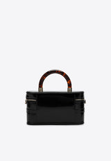 Roger Vivier Mini Belle Vivier Vanity Top Handle Bag Black RBWAORH0100MRK/P_ROGVI-B999