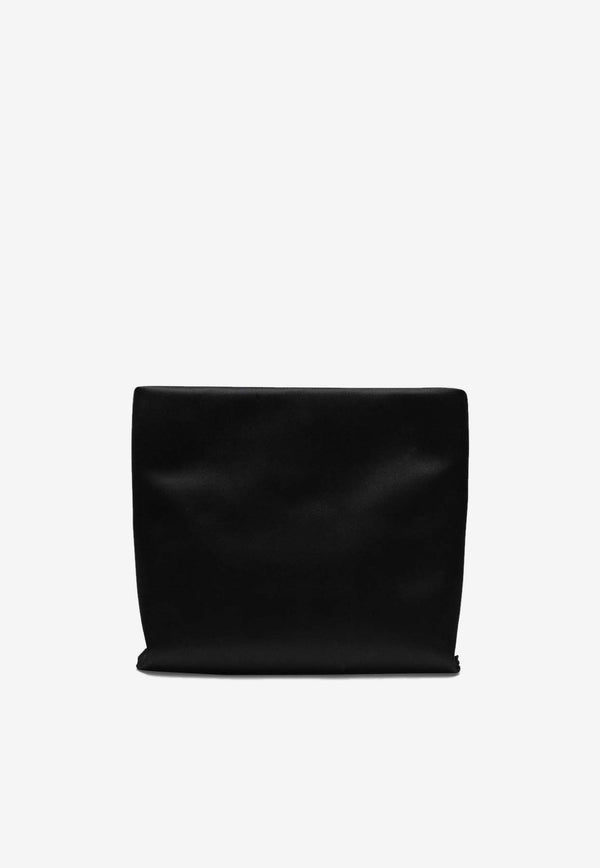 Roger Vivier Trompette Satin Clutch Bag Black RBWAPDD0200RS0/S_ROGVI-B999
