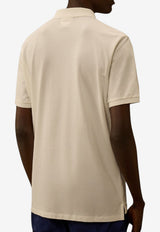 C.P. Company Embroidered Logo Polo T-shirt White RCCMPL721A005263W_WHITE