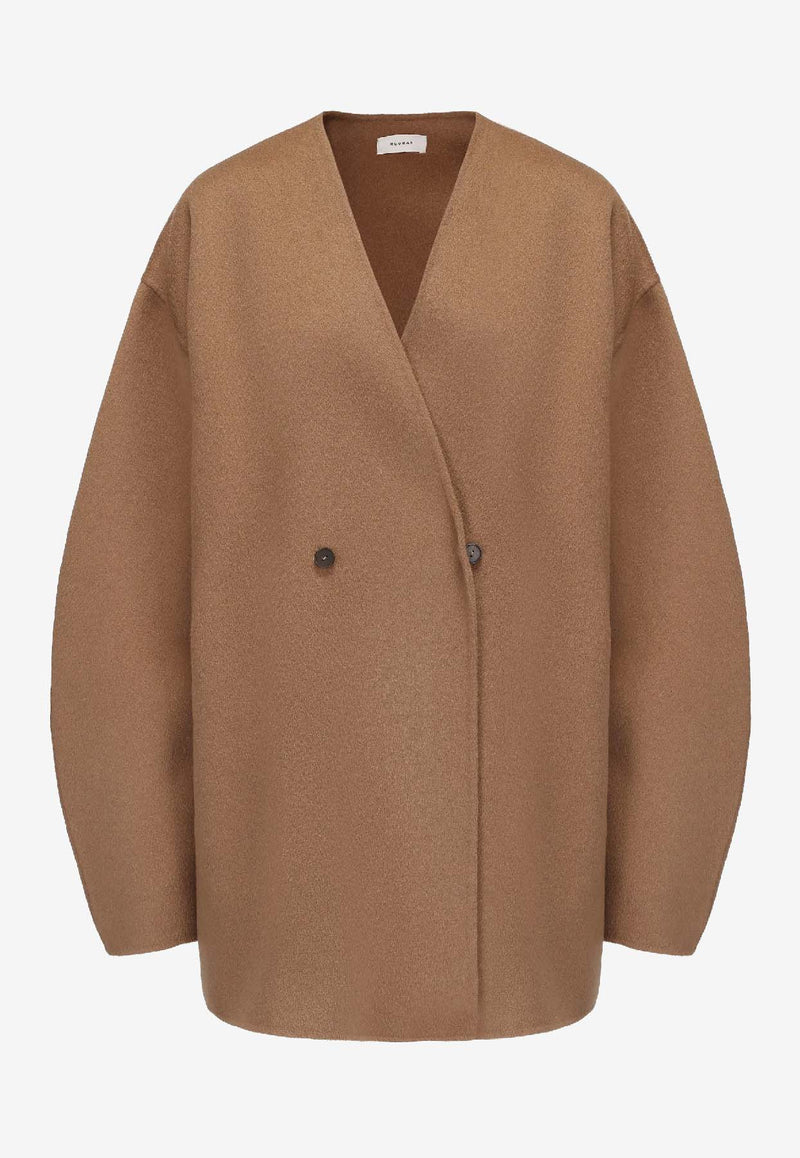 RUOHAN Cocoon Oversized Wool Coat Camel RE005AW25_CAMEL