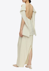 RUOHAN Kuva Open-Back Top Ivory RE009SS26_IVORY