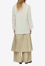 RUOHAN Bruno Wrinkled Blouse White RE013SS26_WHITE
