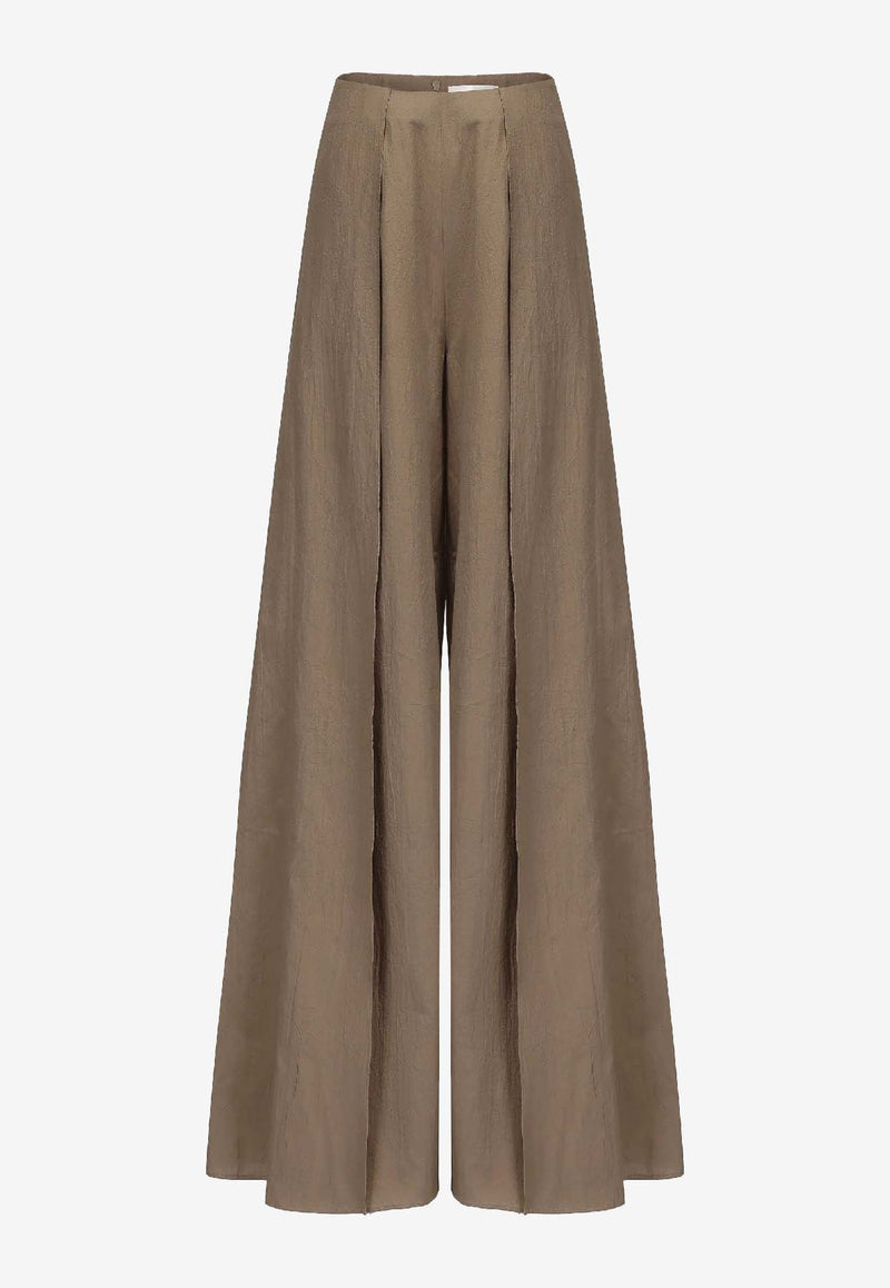 RUOHAN Morea Wide-Leg Pants Taupe RE024AW25_TAUPE