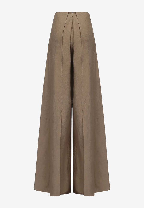 RUOHAN Morea Wide-Leg Pants Taupe RE024AW25_TAUPE