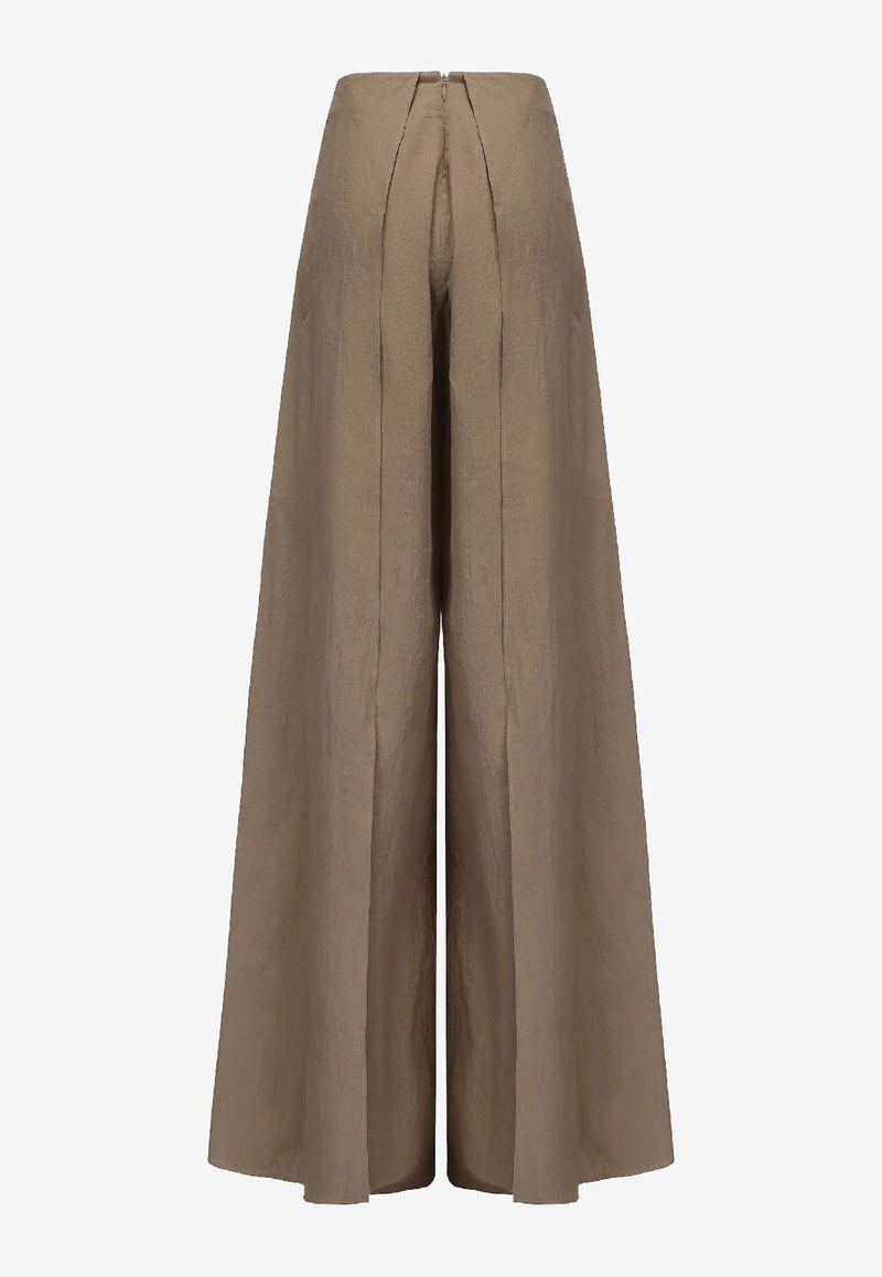 RUOHAN Morea Wide-Leg Pants Taupe RE024AW25_TAUPE