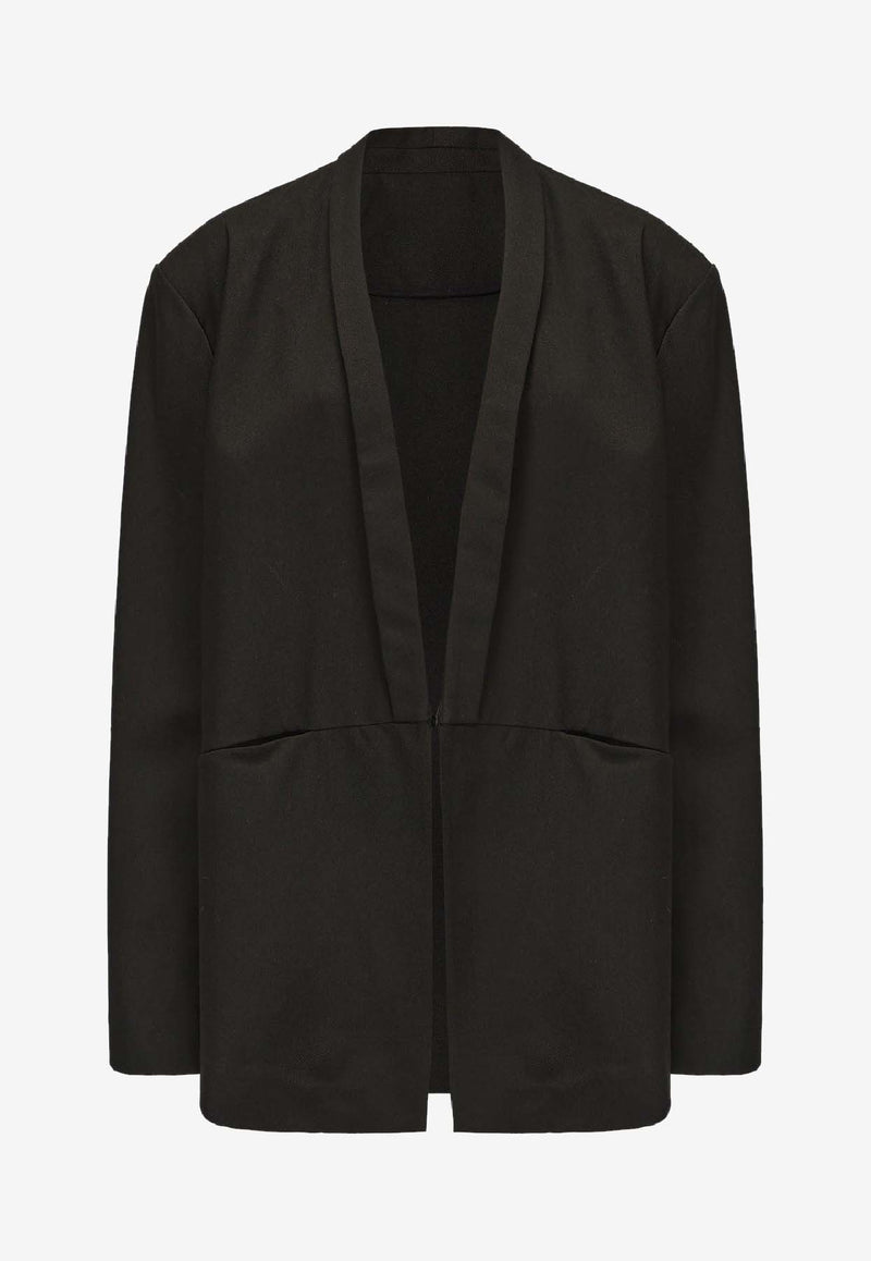 RUOHAN Caye Oversized Open Jacket Dark Green RE027AW25_DARK GREEN