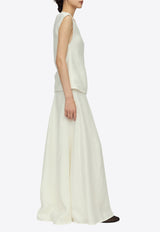 RUOHAN Yora Textured Linen Top White RE037SS26_WHITE