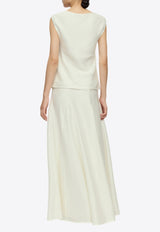 RUOHAN Yora Textured Linen Top White RE037SS26_WHITE