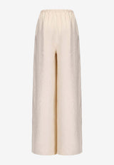 RUOHAN Lounge Wide-Leg Pants Cream RE040AW25_CREAM