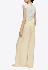 RUOHAN Lounge Wide-Leg Pants Off-white RE051SS26(EU)_IVORY