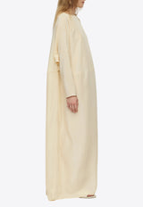 RUOHAN Soma Silk Maxi Dress Off-white RE053SS26(EU)_IVORY