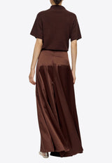 RUOHAN Hadia Wide-Leg Silk Pants Brown RE066SS26(EU)_BROWN