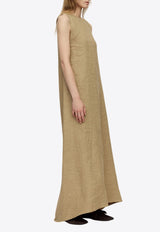 RUOHAN Auma Linen Maxi Dress Khaki RE098SS26(EU)_KHAKI
