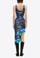 PH5 Robin Reversible Wavy Dress with Sequins Multicolor RE26DR029BLU_BLUE MULTI