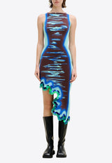 PH5 Robin Reversible Wavy Dress with Sequins Multicolor RE26DR029BLU_BLUE MULTI