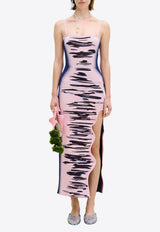 PH5 Iris Ocean-Print Maxi Tank Dress Multicolor RE26DR030PIN_PINK